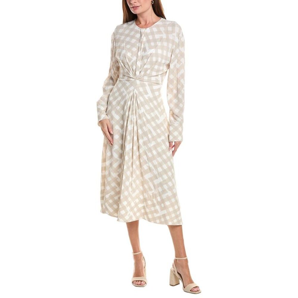 Proenza Schouler Womens  Keria Midi Dress, Beige